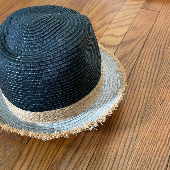 Magid hat fedora 100% paper natural black fringe edge - Picture 3 of 7
